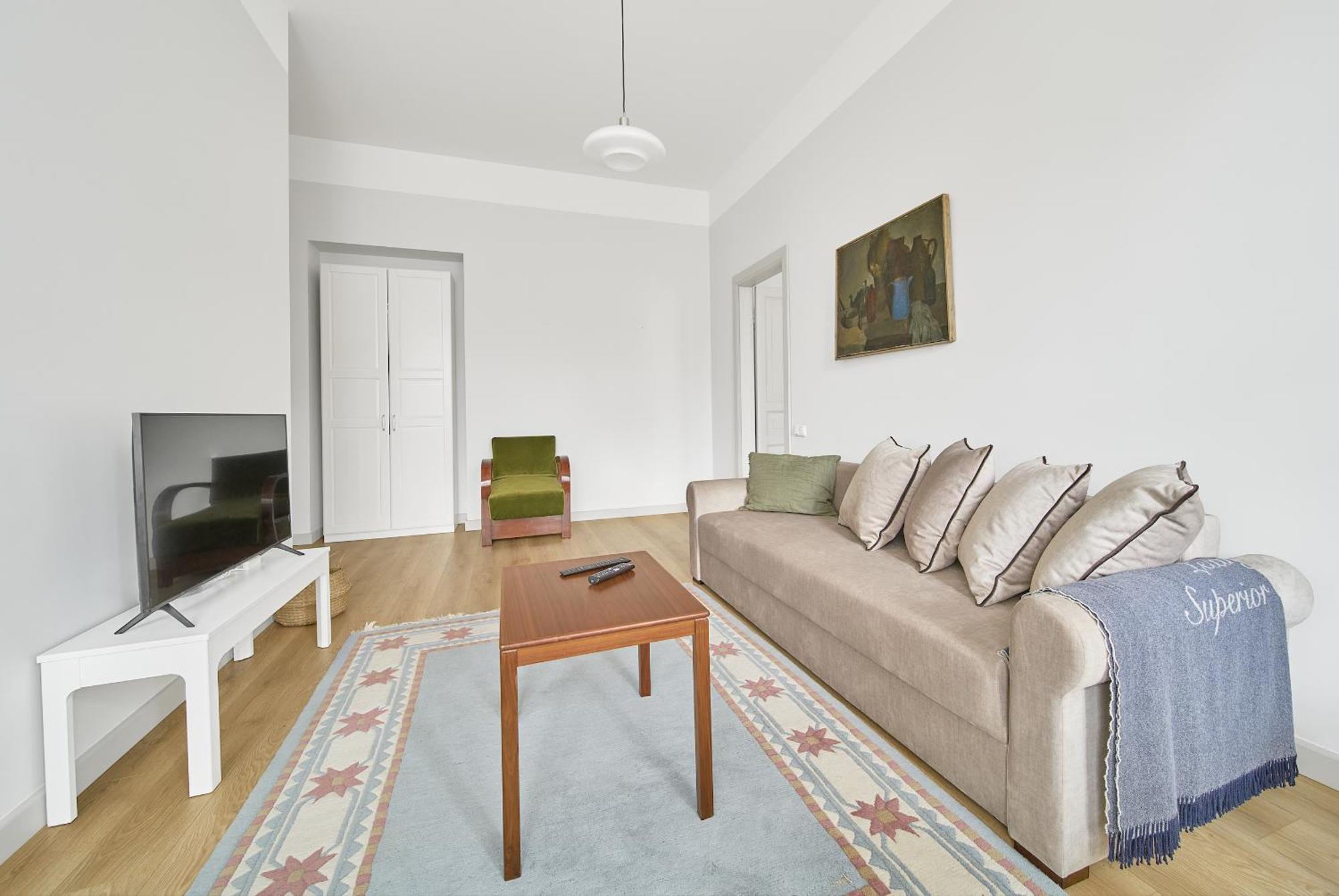 Leilighet Bright And Warm Apartment, Centre Vilnius